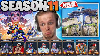 EVERYTHING NEW In SEASON 11 FULL Season 11 Battle Pass New Map Map Reworks amp MORE [upl. by Philo835]