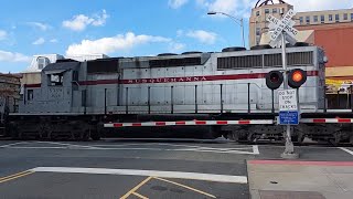 Main Street NYSampW level crossing Hackensack NJ [upl. by Aneev]