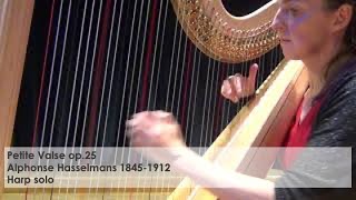 Petite Valse op25  Alphonse Hasselmans Silke Aichhorn Harp solo [upl. by Bat276]