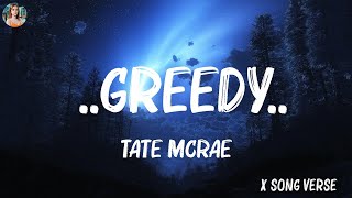 Tate McRae  Greedy Lyrics Hot Lyrics 2023 [upl. by Nirtak]