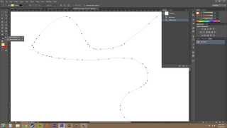 Photoshop CS6 Tutorial  156  Freeform Pen Tool [upl. by Shugart]