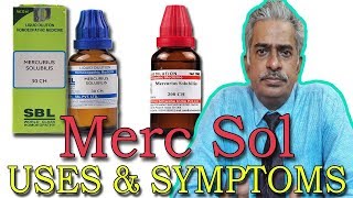 Merc Sol  Symptoms and Uses in Homeopathy by Dr PS Tiwari [upl. by Corabella]