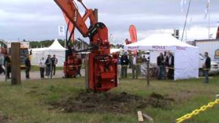 Movax Demo Sheet piling with Doosan DX 255 MaskinExpo 2010 [upl. by Jule584]