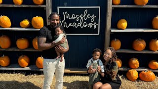 Paint our pumpkin patch pumpkins with us  fall vlog [upl. by Anekam]