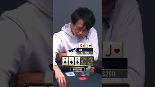 Huge Cooler  Top Two vs Middle Set poker fyp [upl. by Midan]