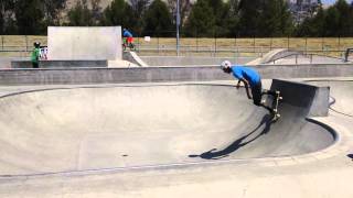 Lake Cunningham Skatepark EPIC COOL BMX BIKE FLIP [upl. by Getter]