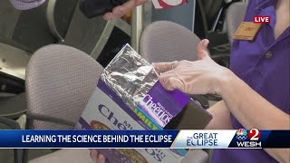 How to make a pinhole projector for eclipse viewing [upl. by Ailaroc]