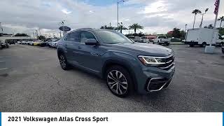 2021 Volkswagen Atlas Cross Sport near me Miami Doral Miami Beach Hialeah FL RD183301 RD183301 [upl. by Norman]