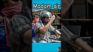 Madam sir funny song madamsir police shorts [upl. by Early]