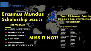 Erasmus Mundus Scholarship How to Apply Fully Funded Europe Scholarship for International Students [upl. by Ecirehs]