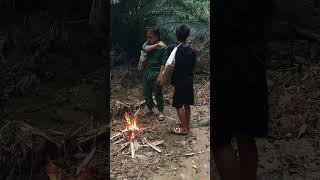 Join hands to protect green forests shorts survival bushcraft camping [upl. by Roshelle298]