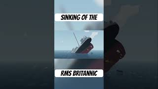 Sinking of the RMS Britannic oceanliners stormworks sinking ship whitestarline [upl. by Luhey]