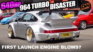 My 640hp 964 Turbo first drive Disaster  Launch or Lunch it Aircooled 911 [upl. by Arata]