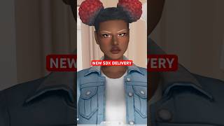 NEW sims 4 update  SDX Delivery 📦  ombre hair TheSims Sims4 TheSims4 [upl. by Nitz29]