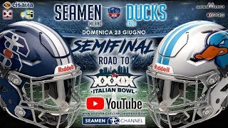 PLAYOFF 1A DIV Cisalfa Seamen Milano vs Ducks Lazio [upl. by Ahsinna]