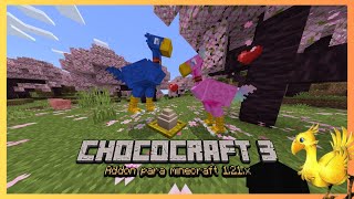 CHOCOCRAFT ADDON  CHOCOBOS EN MINECRAFT 121X [upl. by Congdon]