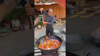 Anushthan Bari style mutton kosha  food villgefood recipe villagefoodrecipe shorts reels [upl. by Naneek945]