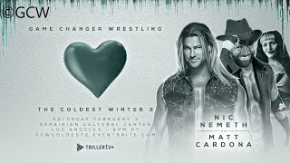 Nic Nemeth vs Matt Cardona  Singles Match  GCW The Coldest Winter 2  WWE 2K23 [upl. by Furie]