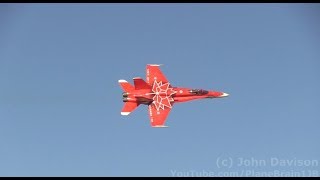 2017 Airshow London  CF18 Demo amp RCAF Heritage Flight [upl. by Annoel]