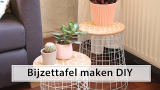 Bijzettafel maken DIY  Furnlovers [upl. by Suiradal774]