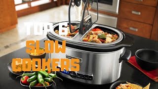 Best Slow Cooker in 2019  Top 6 Slow Cookers Review [upl. by Blight]