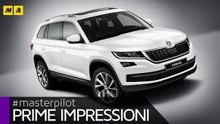 Skoda Kodiaq 2017  live preview da Berlino ENGLISH SUB [upl. by Vivian]