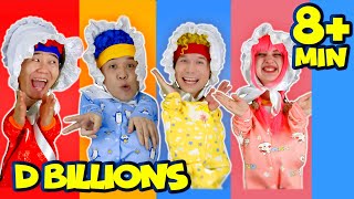 Baby ChaCha Baby Chicky Baby BoomBoom amp Baby LyaLya  MORE D Billions Kids Songs [upl. by Alolomo]