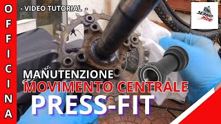 MANUTENZIONE MOVIMENTO PRESSFIT SHIMANO [upl. by Esinad]