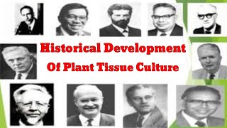 History Of Plant Tissue Culture  Lec 4 [upl. by Trula719]