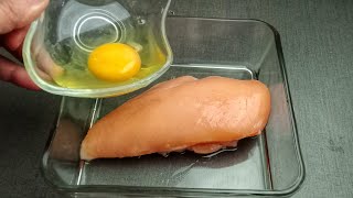 Add Egg with Chicken Breast  Easy Chicken breast Recipe for dinner  Eat Yummyy [upl. by Nirihs]