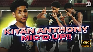 Kiyan Anthony micd up PT 1  Carmelo Anthonys son🔥 [upl. by Blunt225]