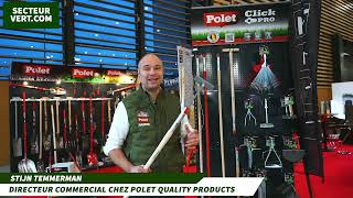 POLET QUALITY PRODUCTS amp DE PYPERE  STIJN TEMMERMAN nouveaux outils POLET CLICK PRO à PAYSALIA 2023 [upl. by Cirala]