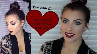 Cranberry Smokey Eye  Mac Eyeshadow Tutorial [upl. by Alekahs]