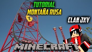 COMO HACER UNA MONTAÑA RUSA EN MINECRAFT 2019 [upl. by Nwahsaj]