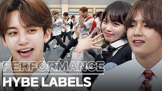 Knowing Bros Seventeen X BTS X LE SSERAFIM  HYBE HIT SONG DANCE MEDLEY🔥 [upl. by Eedyak]