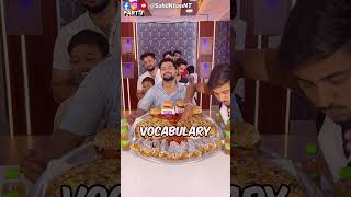 Funny Spell The Word By Letters amp Eat Unlimited Food Buffet 😍😲  Sahil Khan amp Team  P1  shorts [upl. by Nottus]