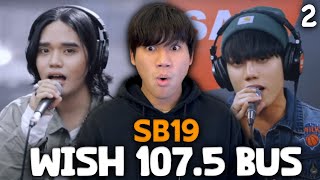 REACTION SB19 LIVE on Wish 1075 Bus Part 2  MAPA WYAT Hanggang sa Huli CRIMZONE [upl. by Winnifred559]