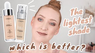 Loreal True Match Nude Serum Foundation Review  Demo  Swatch Comparison Shade 052 [upl. by Otilia]