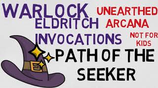 Unearthed Arcana Eldritch Invocation 17 Path of the Seeker 5e [upl. by Wolfy377]