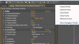 After Effects Quick Tip  Missing animation presets UPDATE  only works with CS55 or earlier [upl. by Rosalinda]