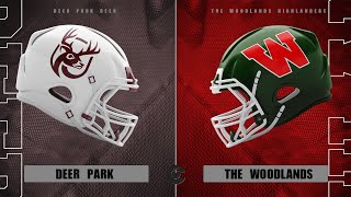 Deer Park HS at The Woodlands HS [upl. by Shinberg664]