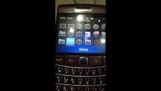 How to turn on Blackberry Bluetooth and pair to headset [upl. by Enairb]