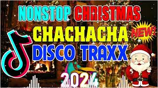 NONSTOP CHRISTMAS SONGS MEDLEY DISCO TRAXX 20232024⛄NEW CHACHA TIKTOK CHRISTMAS DISCO REMIX 2024🎄 [upl. by Yellas]