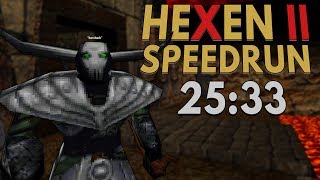 Hexen II Crusader Speedrun in 2533 Personal Best [upl. by Oecam841]