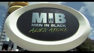 Men In Black Alien Attack attraction ride at Universal Studios Florida [upl. by Bartholomew]