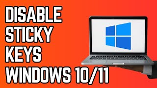 How to Disable Sticky Keys on Windows 11 Regedit [upl. by Banky]