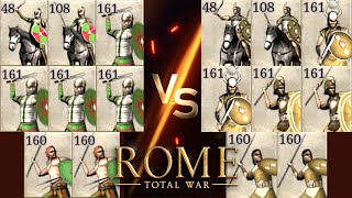 Can a Small Gaul Army Beat a Small Spain Army in OG Rome Total War [upl. by Hgieleak561]