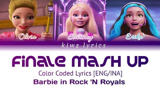 Barbie in Rock N Royals  Finale Mash Up Color Coded Lyrics ENGINA [upl. by Kei]