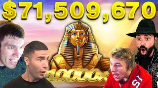 BIGGEST CASINO WINS OF THE MONTH Top 50 Ayezee Xposed Trainwreckstv [upl. by Eelarat]