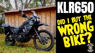 KLR 650 Did I Buy the Wrong Bike  Kawasaki KLR 650 1st Ride quotReviewquot  Ol Man Ronin S5E26 [upl. by Auroora]